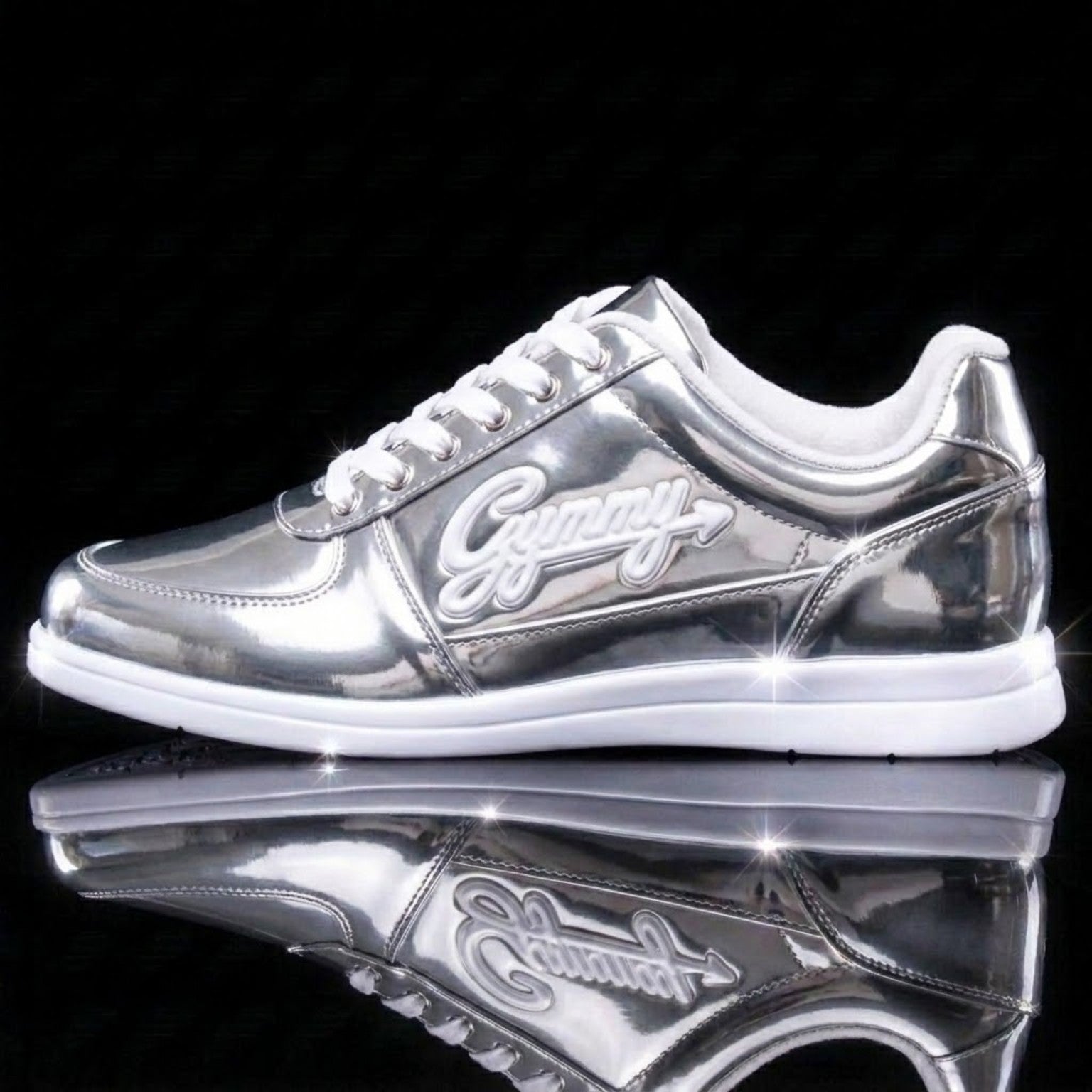 Liquid Mercury Reflective with Blizzard White Chrome