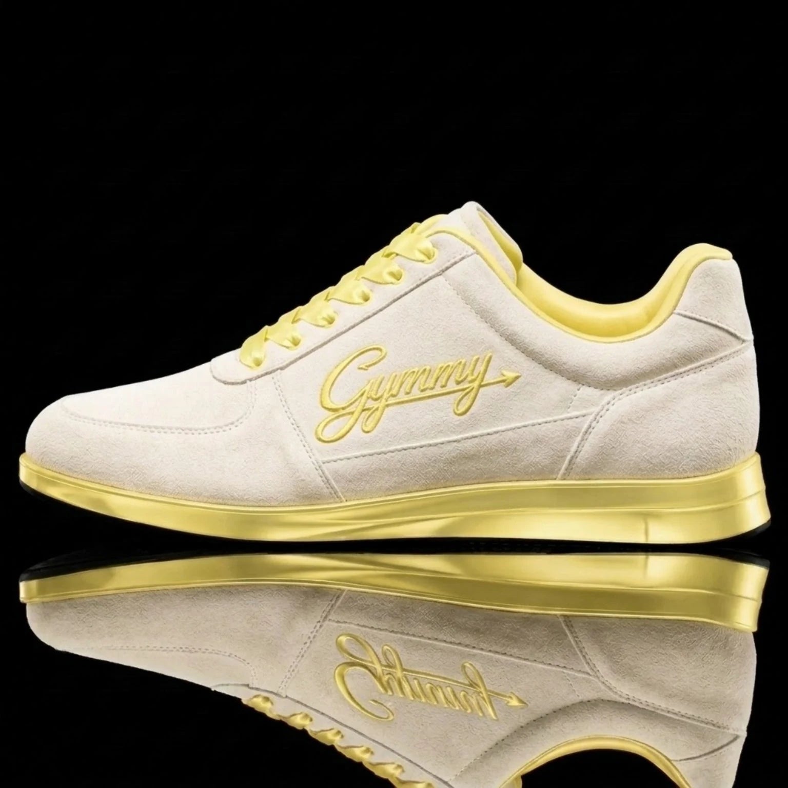 White Rabbit Suede with Citrine Yellow Chrome